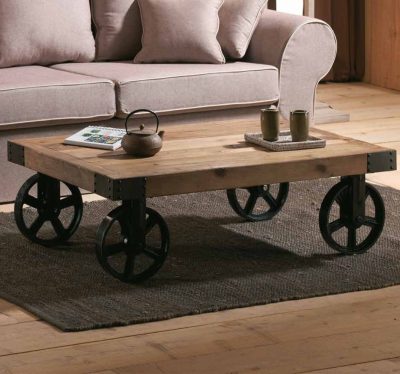 table basse de style industriel