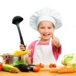 enfants à la cuisine
