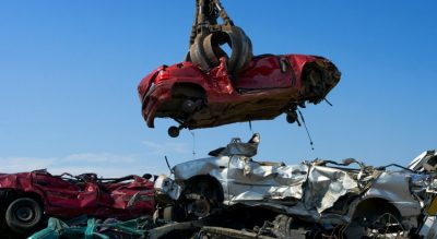 voiture pour la casse à Caudry