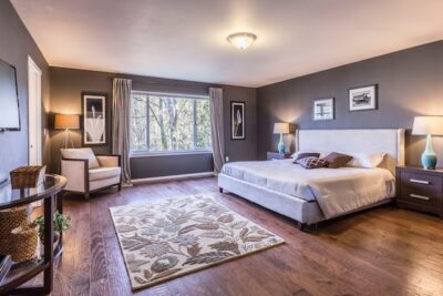 Rideaux dans les chambres