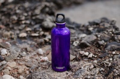 bouteille et gourde avec logo