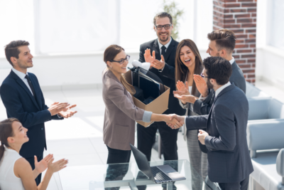 Patron motivant ses employés
