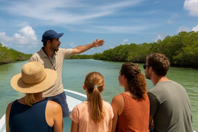 Sian Ka’an vue par un guide francophone