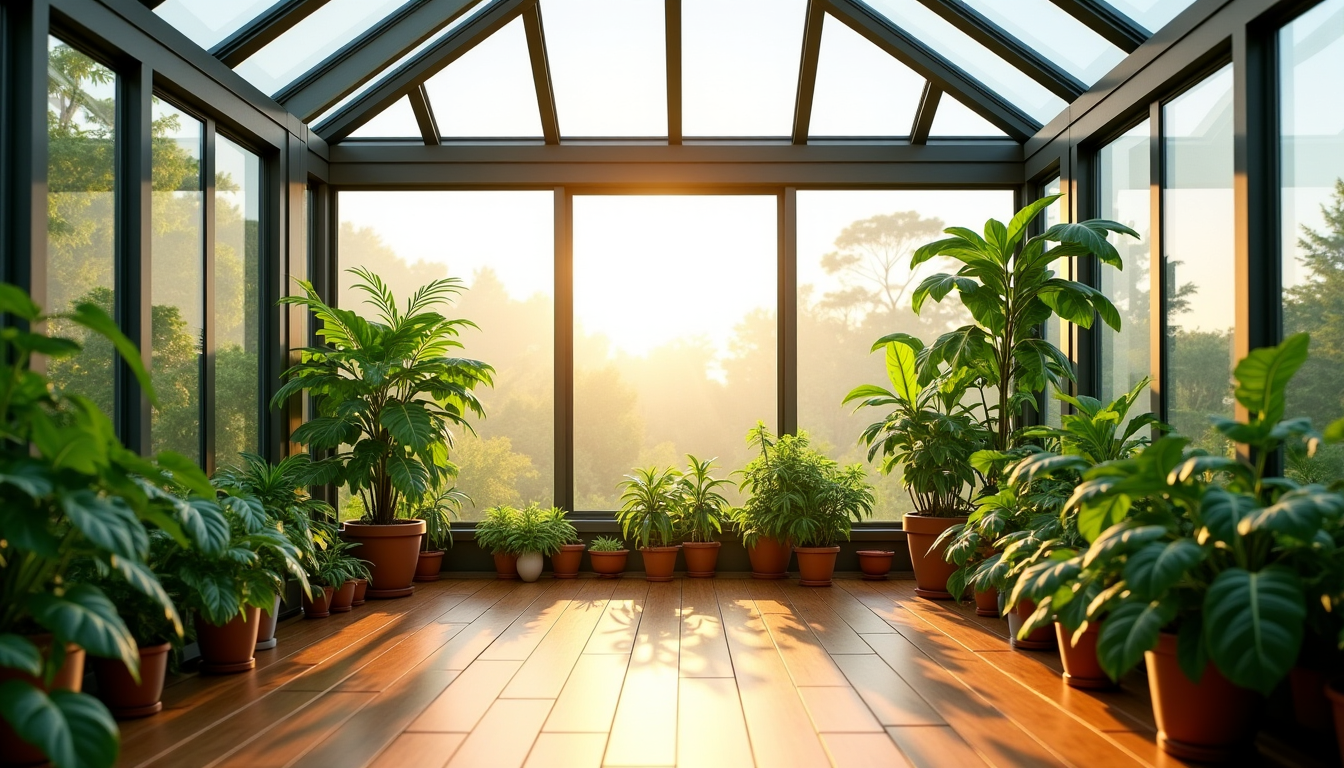 Fenêtres horizontales en vinyle : la solution idéale pour votre solarium